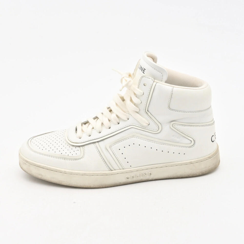 Celine White Leather Men's Sneakers #335270C54B